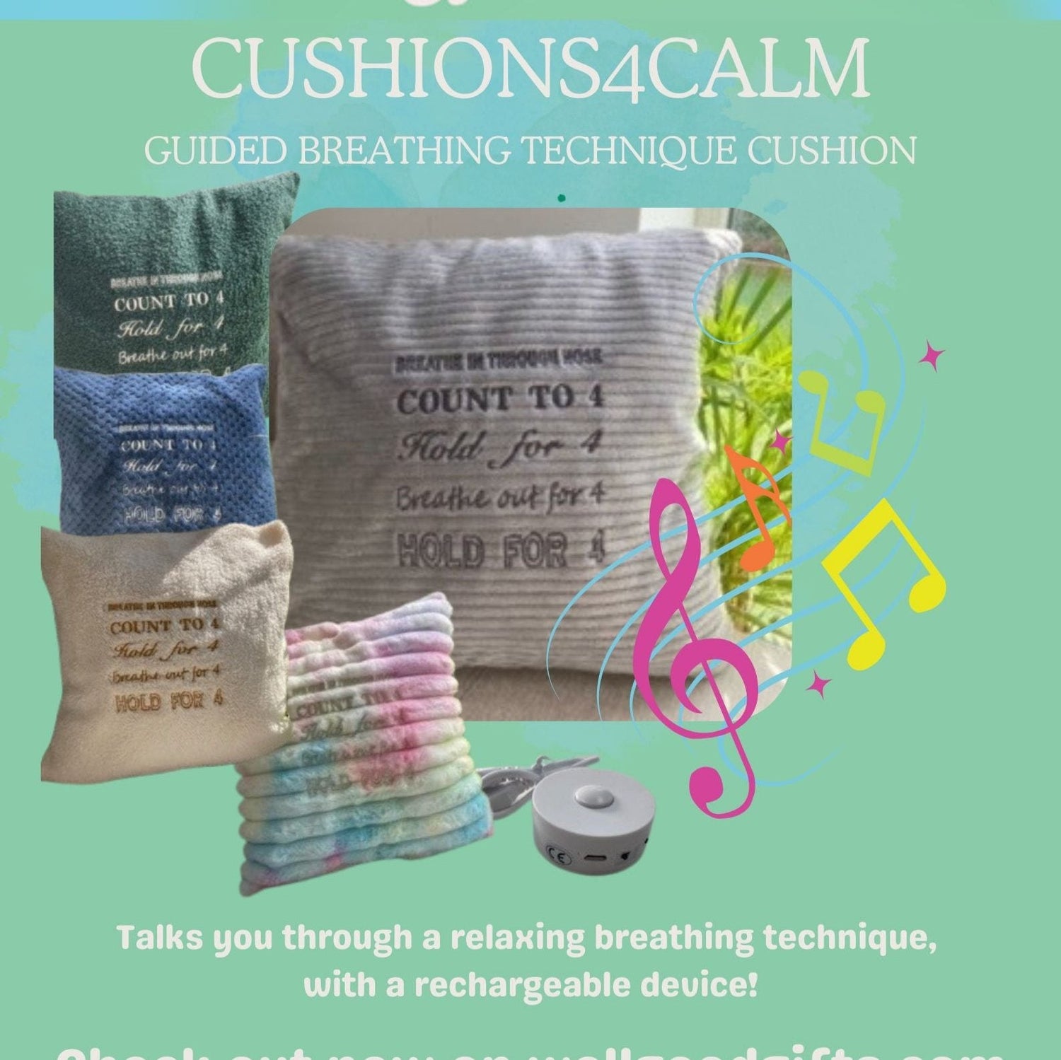 Cushions4Calm With Voice Device